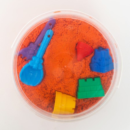 Kinetic sand "Big sandbox" with molds, 6.5 kg, mix-4