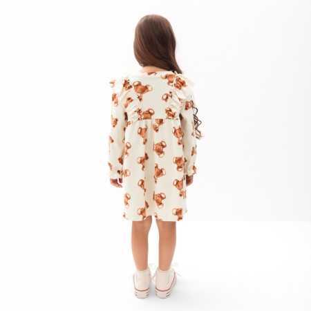 Baby dress with ruffles KAFTAN "Bear" R.28 (86-92)-3