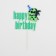 Topper "Happy Birthday. Dinosaur in the cap "