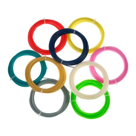 Plastic SL ABS-9, for 3D handles, 9 colors of 10 meters