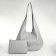 Women's bag on magnet Textura, large size, color gray
