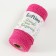 Knitting cord 100% cotton, width 1mm 100m 80g "pink" 10x4.2x4.2 cm