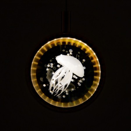 Lamp "Medusa" LED 7W 4000k gold 11x10x11-110cm Bayerlux-3