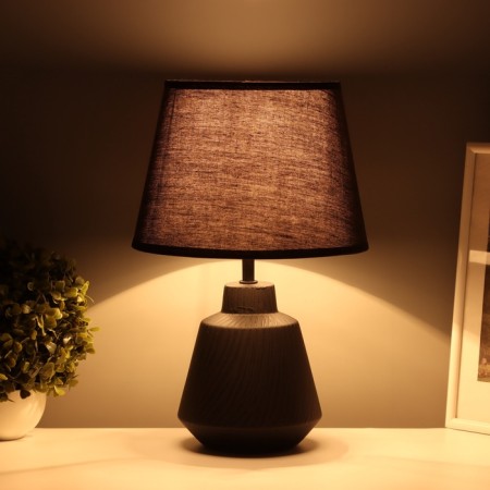 Table lamp "Lily" 1x40W E27 Black 25x25x38, 5cm-1