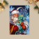 Postcard "Dreams will surely come true", Santa Claus and Dragon 12 x 18 cm, New Year
