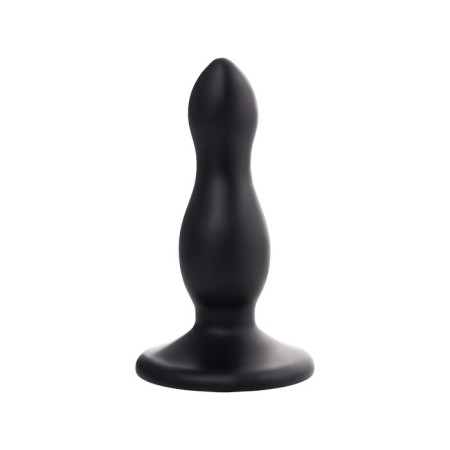 Anal plug Toyfa Popo Pleasure Antlia, silicone, black, 10.5 cm-1