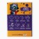 Cardboard White A4 Non -unilateral 10 sheets “September 1: Raccoon” 200 g