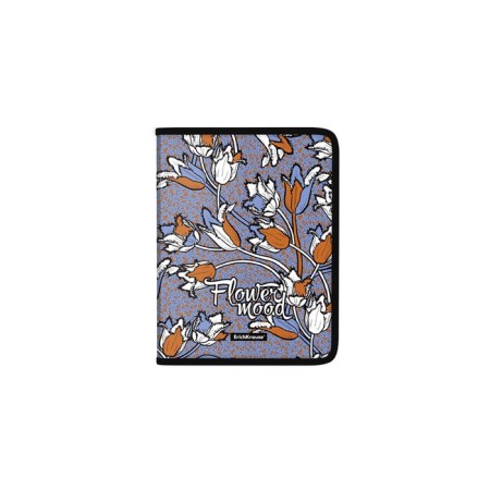 Folder plastic A5+ zipper around the design Erichkrause® Tulips, A5+ (in a package of 4 pcs.)