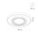 Pointed-built lamp Arte Lamp Cursa A21666PL-1WH, GU10, 50 W, 9x9x0.8 cm, white