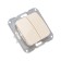 2-clat circuit breaker Kranz hidden installation, 10a, beige KR-78-0232