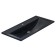 Sink uperwood Foster Quartz 100 cm, quartz, black matte, space