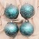 Set of balls Plastic D-8 cm, 4 pcs "Jane Cosmos" Emerald