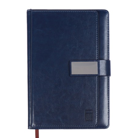 Deliciper of Leduced A5, 140 sheets in a cage, with a calculator, with a scrap, leatherette cover, mix-18