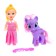 Baby doll "Anechka" with ponies and accessories, mix