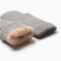 Women's mittens for lawsuit Minaku Rubber 22 cm gray