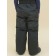 Semi -combinezone children, height 110 cm, black color