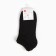 A set of female socks (3 pairs) shortened, black color, size 36-39