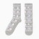 Women's socks, color gray melange, size 25-27