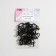 Hook for curtains, cloves with a lock, 2.5 × 1.2 cm, black color