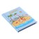 Note book A6, 48 sheets in the CENTE CENTER, solid cover, glossy lamination, OFSET BOCT 70G/m2