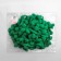 Decorative braid with pompons, 35 ± 5 mm, 9.1 ± 0.5 m, green color