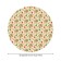 Grindard "Christmas postcard", round, oxford, elastic band, size 120x120 cm, diameter 75-100 cm.