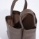 Bag Women's Tout with zipper, brown color