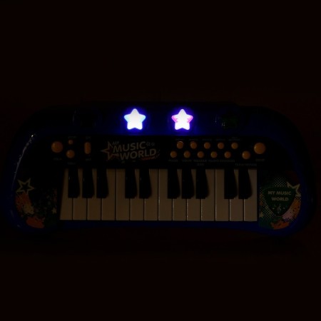 Synthesizer Floor "Musical World", light, sound effects, with a microphone-11