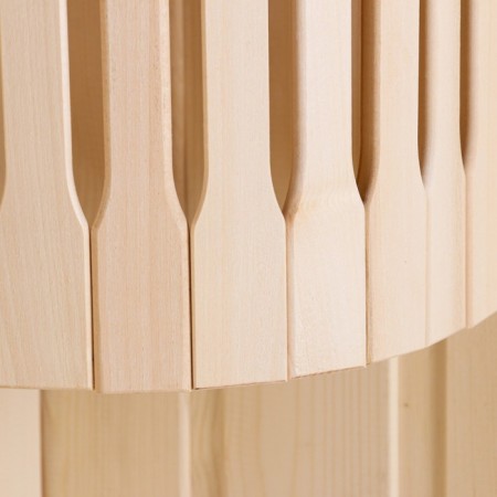 Lampshade from linden, corner-2