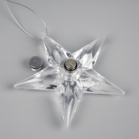 Christmas tree toy "Zvezda", from batteries, glow of multi (RGB)-2
