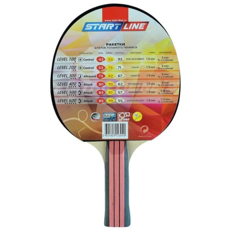 Racket for table tennis Start Line LEVEL 200 with anatomical handle-2