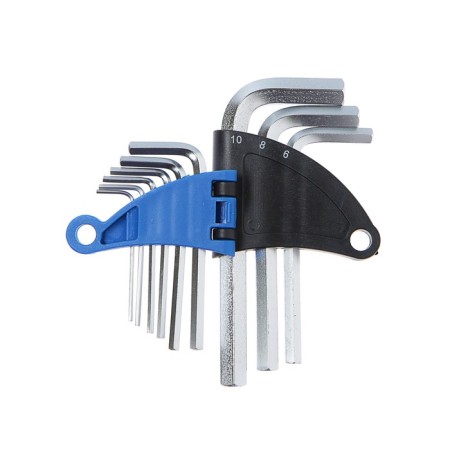 A set of keys of hexagonal tundra, CRV, 1.5 - 10 mm, 9 pcs.-1