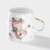 Ceramic share mug "Council and unicorn", 230 ml, white color