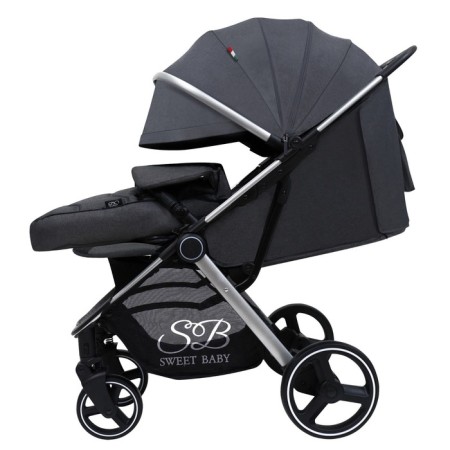 Walking stroller Sweet Baby Suburban Light, Light Grey Color-10