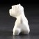 Porcelain figurine "West Heyland White Terrier, stands", 7 cm