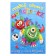 A book with stickers. Create your monster. One -eyed