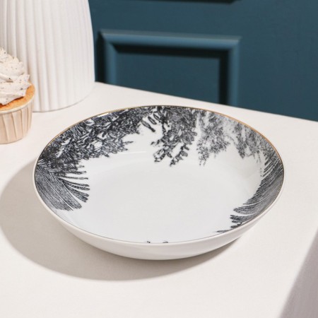 Pisage plate, d = 24 cm, porcelain