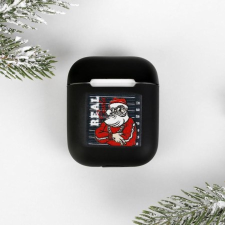 New Year's Czech for wireless headphones "Real Santa", 5.5 x 4.7 cm-1