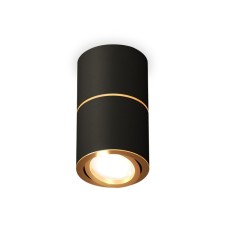 Turning lamp Ambrella Light, XS7402180, MR16 GU5.3 LED 10 watts, color black sand, yellow gold