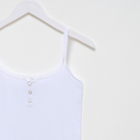 T -shirt female, white color, size 44 (m)-5
