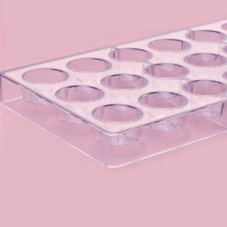 Konfinetta chocolate form "Rose", 27.5 × 13.5 × 3 cm, 21 cells, color transparent-2