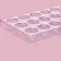 Konfinetta chocolate form "Rose", 27.5 × 13.5 × 3 cm, 21 cells, color transparent