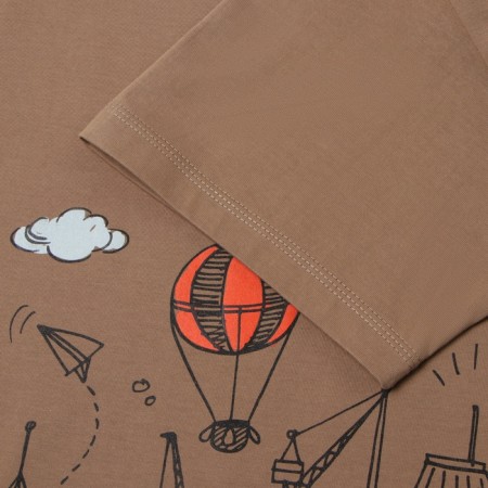 Men's T-shirt Minaku: Art, Khaki Color, Rr. 52-54-2