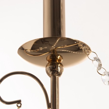Chandelier "Candy" 5he14 40W gold 64x64x100 cm-6