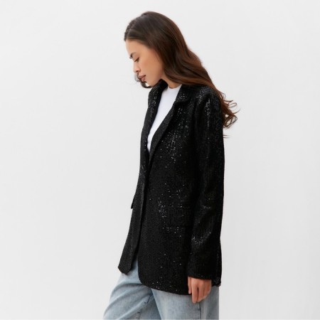 Women's jacket with sequins Mist p. 50, black-2