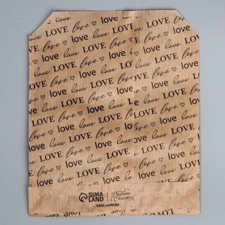 Package Package package, packaging, crafting, “love” 13 x 16 cm without a window-3