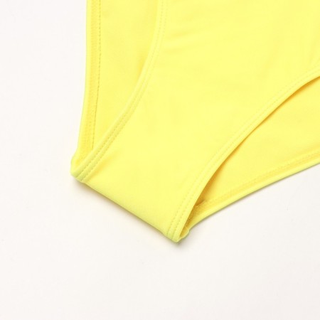 Swimsuit female separate minku color yellow, size 44-8