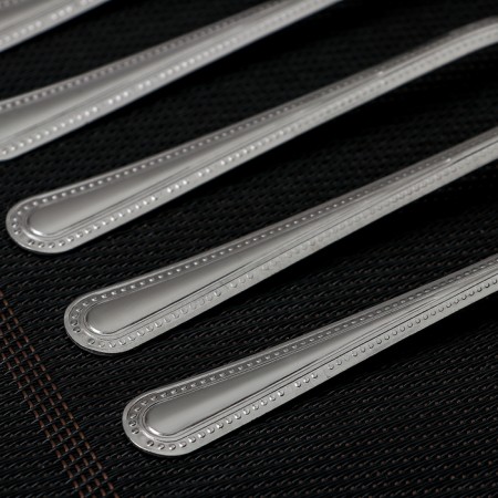 A set of Vanessa's tables "Vanessa", h = 19.5 cm, 12 pcs, silver color-1