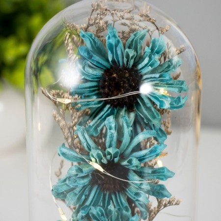 Nightnick Sales "Azure Flowers" LED from batteries 3xlr44 10x10x20 cm Risalux-3