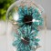 Nightnick Sales "Azure Flowers" LED from batteries 3xlr44 10x10x20 cm Risalux